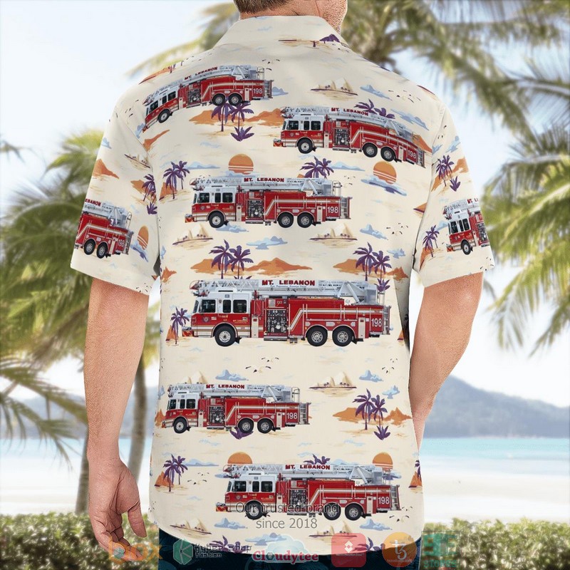 Pittsburgh Pennsylvania Mt. Lebanon Fire Department Hawaii 3D Shirt 2 Pittsburgh Pennsylvania Mt. Lebanon Fire Department Hawaii 3D Shirt word2