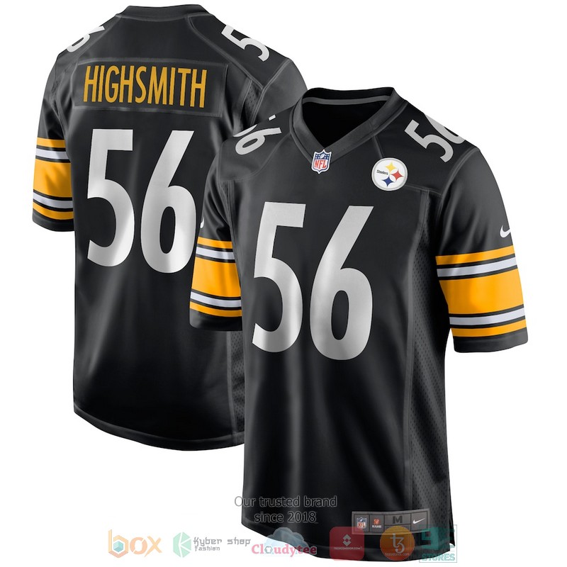 NEW Pittsburgh Steelers Alex Highsmith 56 Black Football Jersey 3 NEW Pittsburgh Steelers Alex Highsmith 56 Black Football Jersey word3