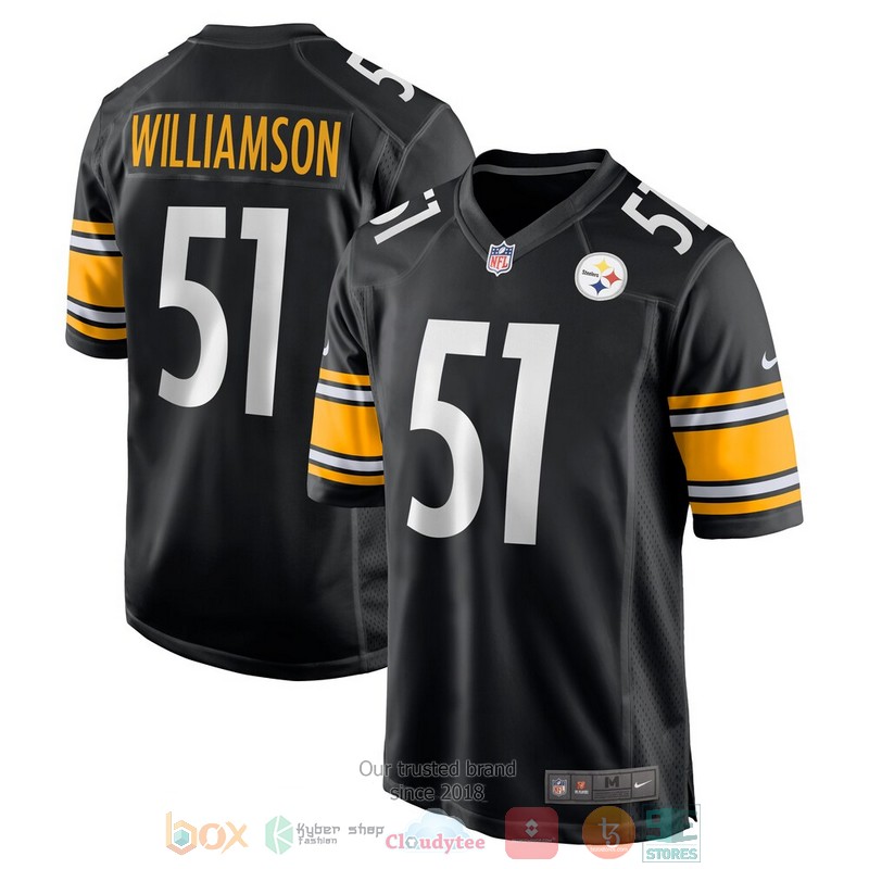 NEW Pittsburgh Steelers Avery Williamson Black Football Jersey
