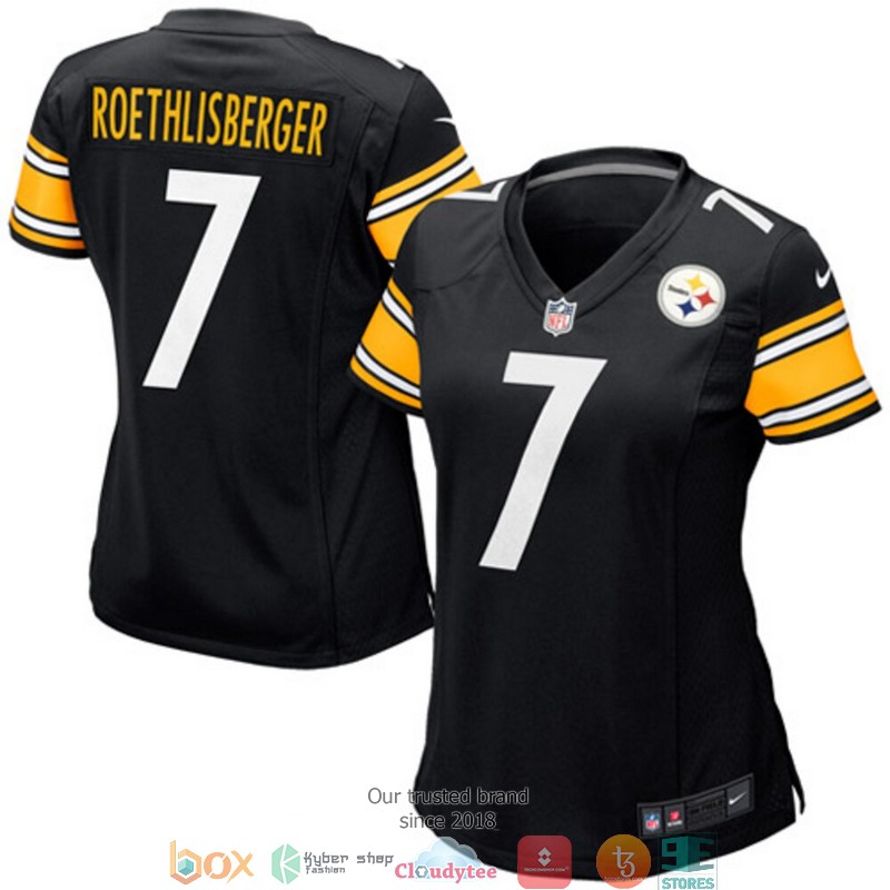 Pittsburgh Steelers Ben Roethlisberger Black Game Football Jersey 2 Pittsburgh Steelers Ben Roethlisberger Black Game Football Jersey word2