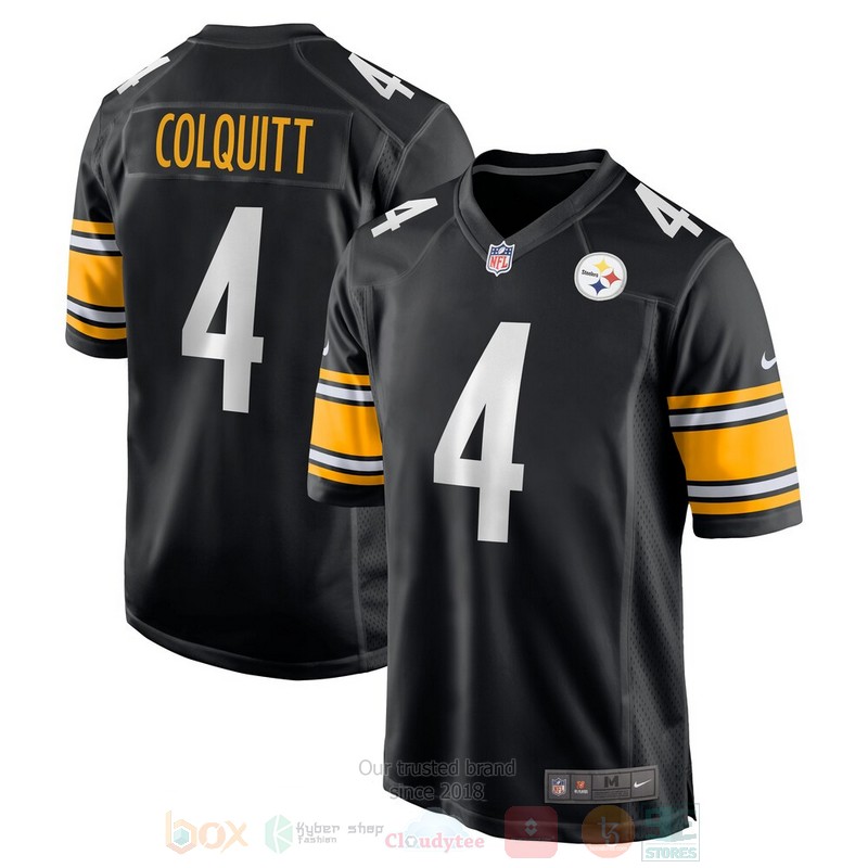 BEST Pittsburgh Steelers Dustin Colquitt Black Jersey Football 1 BEST Pittsburgh Steelers Dustin Colquitt Black Jersey Football word3