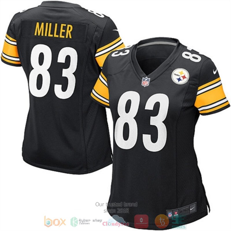 NEW Pittsburgh Steelers Heath Miller Black Football Jersey 1 NEW Pittsburgh Steelers Heath Miller Black Football Jersey word1