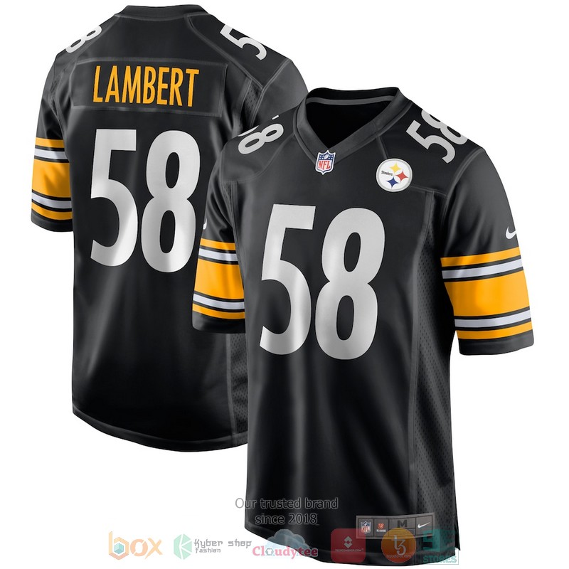 NEW Pittsburgh Steelers Jack Lambert 58 Football Jersey 1 NEW Pittsburgh Steelers Jack Lambert 58 Football Jersey word1
