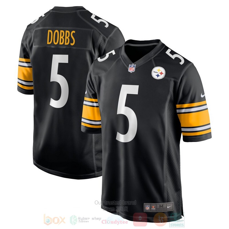 BEST Pittsburgh Steelers Joshua Dobbs Black Jersey Football 3 BEST Pittsburgh Steelers Joshua Dobbs Black Jersey Football word2