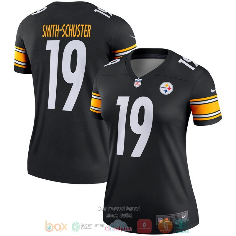 NEW Pittsburgh Steelers JuJu Smith-Schuster Black Legend Football Jersey 3 NEW Pittsburgh Steelers JuJu Smith-Schuster Black Legend Football Jersey word3