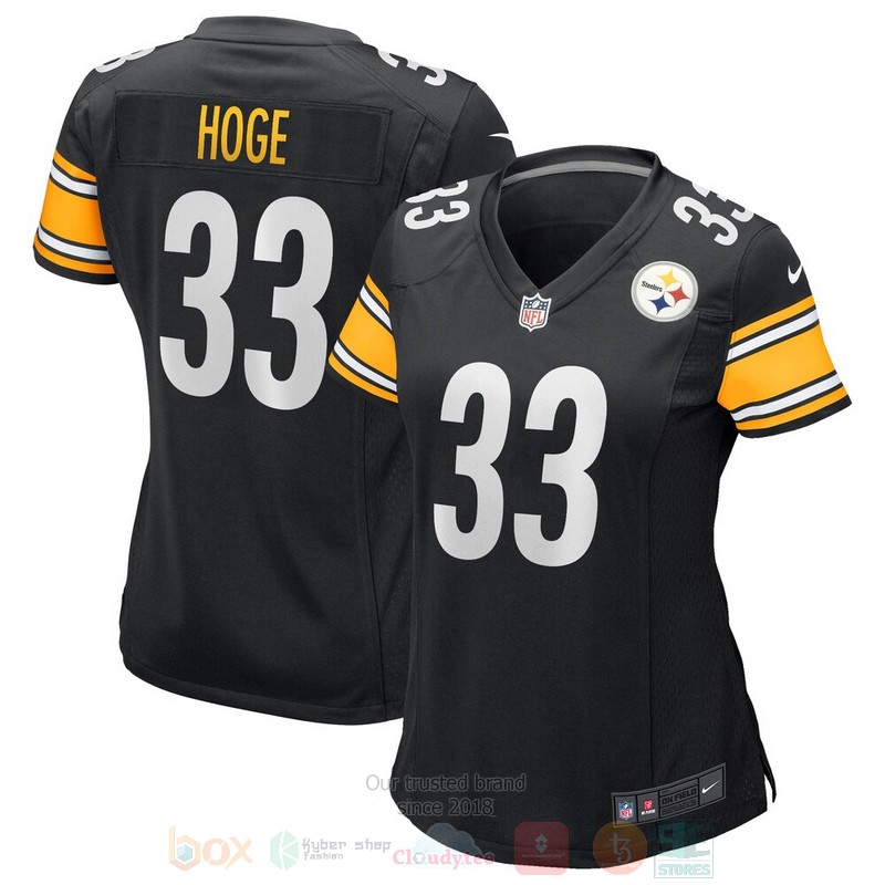 BEST Pittsburgh Steelers Merril Hoge Black Jersey Football word1