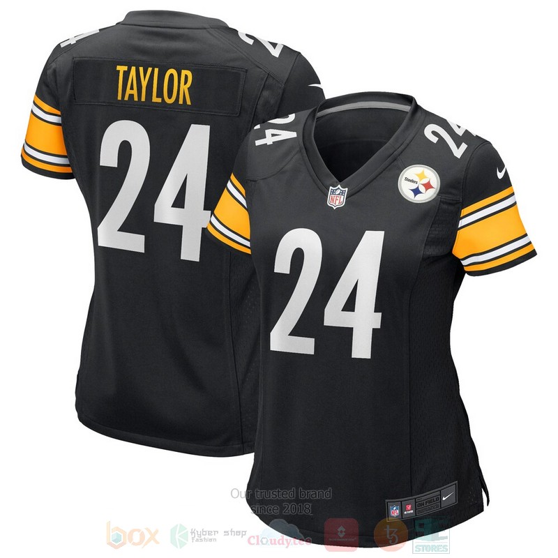 BEST Pittsburgh Steelers NFL Ike Taylor Black Jersey Football word2
