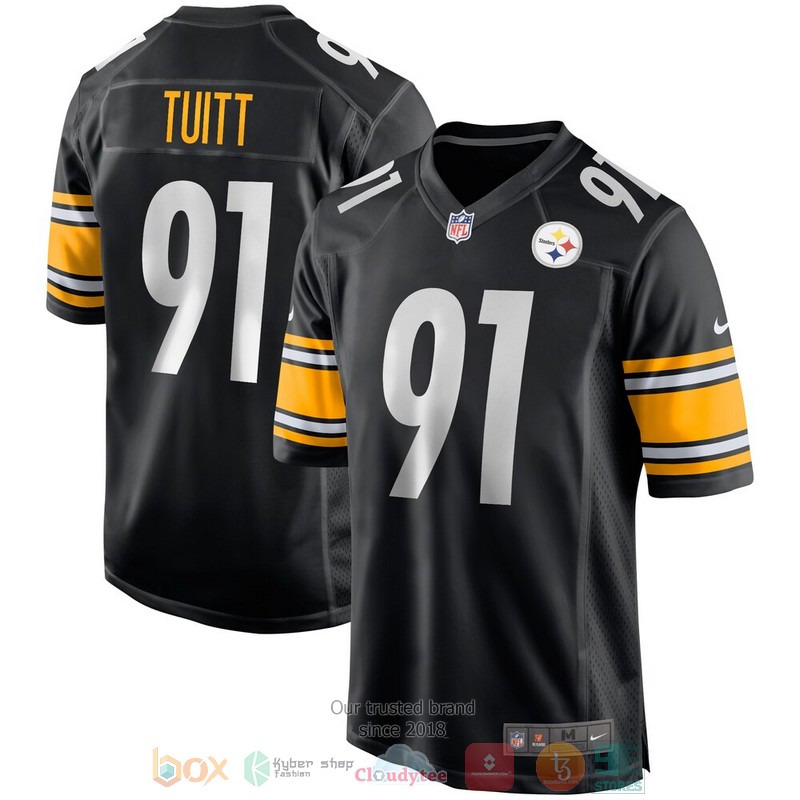 NEW Pittsburgh Steelers Stephon Tuitt Black Football Jersey