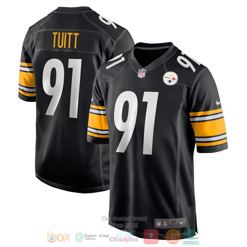 NEW Pittsburgh Steelers Stephon Tuitt Black Game Team Football Jersey 1 NEW Pittsburgh Steelers Stephon Tuitt Black Game Team Football Jersey word2