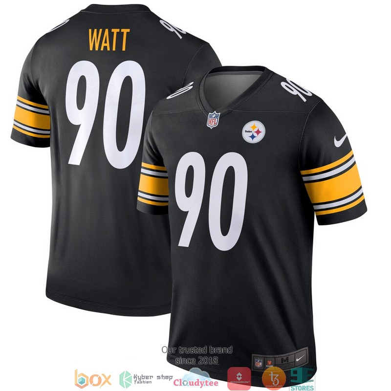 Pittsburgh Steelers T.J. Watt Black Legend Football Jersey 5