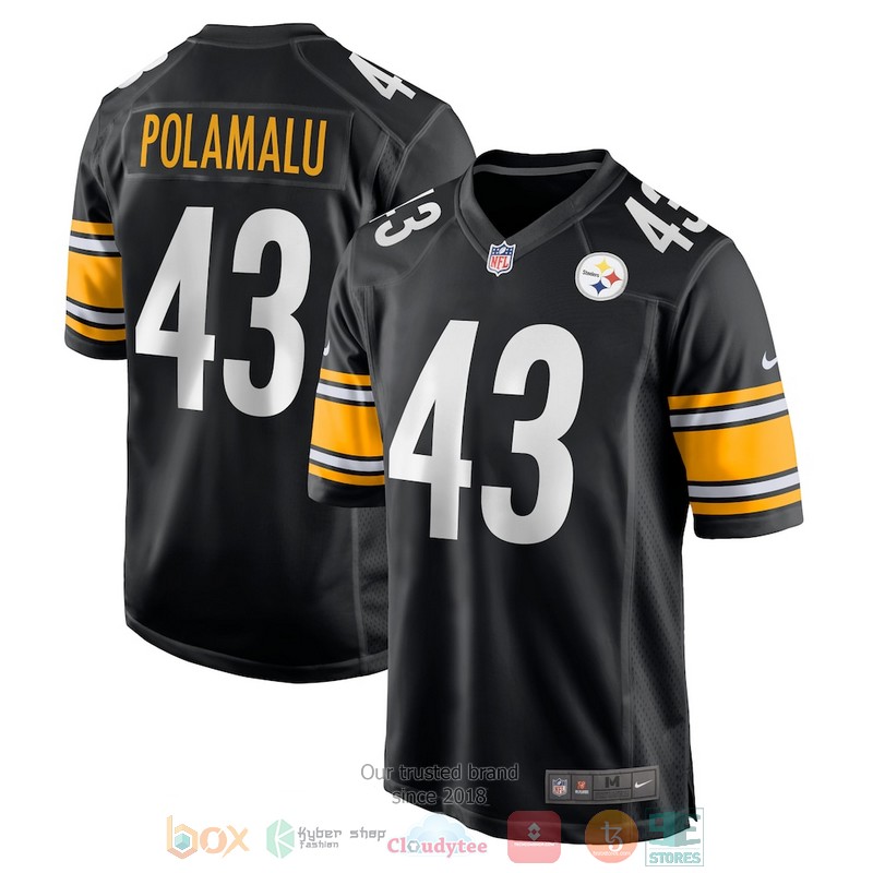 NEW Pittsburgh Steelers Troy Polamalu 43 Football Jersey word2