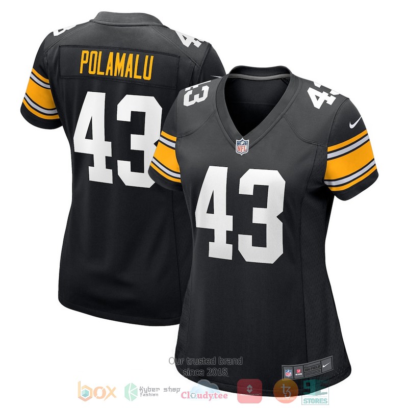 NEW Pittsburgh Steelers Troy Polamalu Black Retired Player Football Jersey 3 NEW Pittsburgh Steelers Troy Polamalu Black Retired Player Football Jersey word1