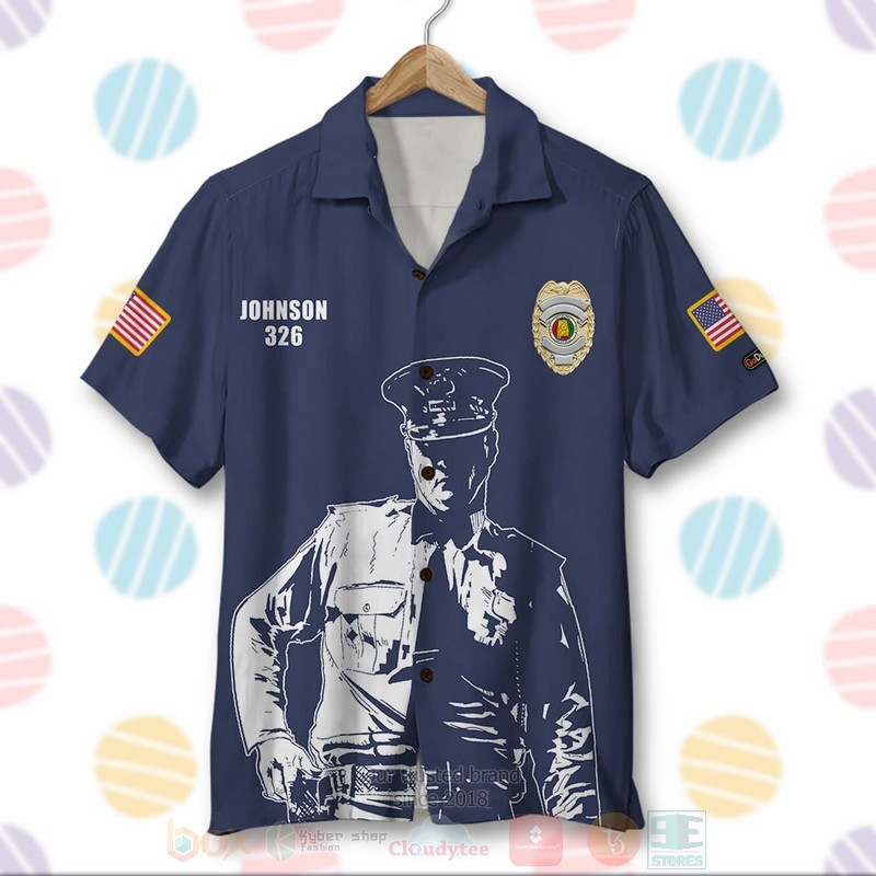 BEST Police, Honorary Member Personalized Aloha Hawaiian Shirt 3 BEST Police, Honorary Member Personalized Aloha Hawaiian Shirt word3