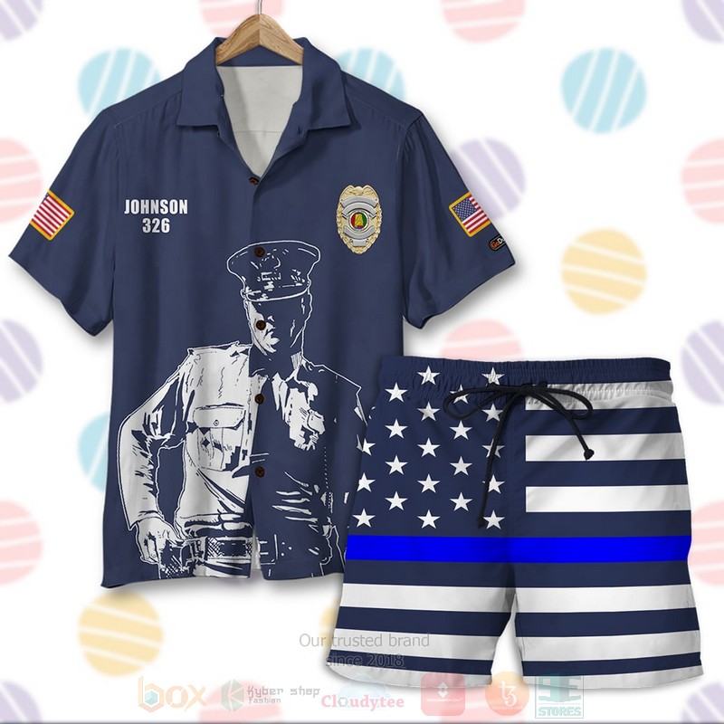 BEST Police, Honorary Member Personalized Aloha Hawaiian Shirt 4 BEST Police, Honorary Member Personalized Aloha Hawaiian Shirt word3
