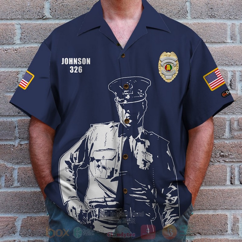 BEST Police, Honorary Member Personalized Aloha Hawaiian Shirt 5 BEST Police, Honorary Member Personalized Aloha Hawaiian Shirt word3