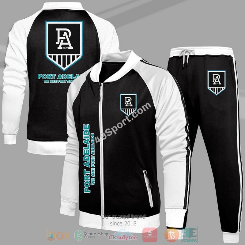 NEW Port Adelaide Power Tracksuits Jacket and Pant word2
