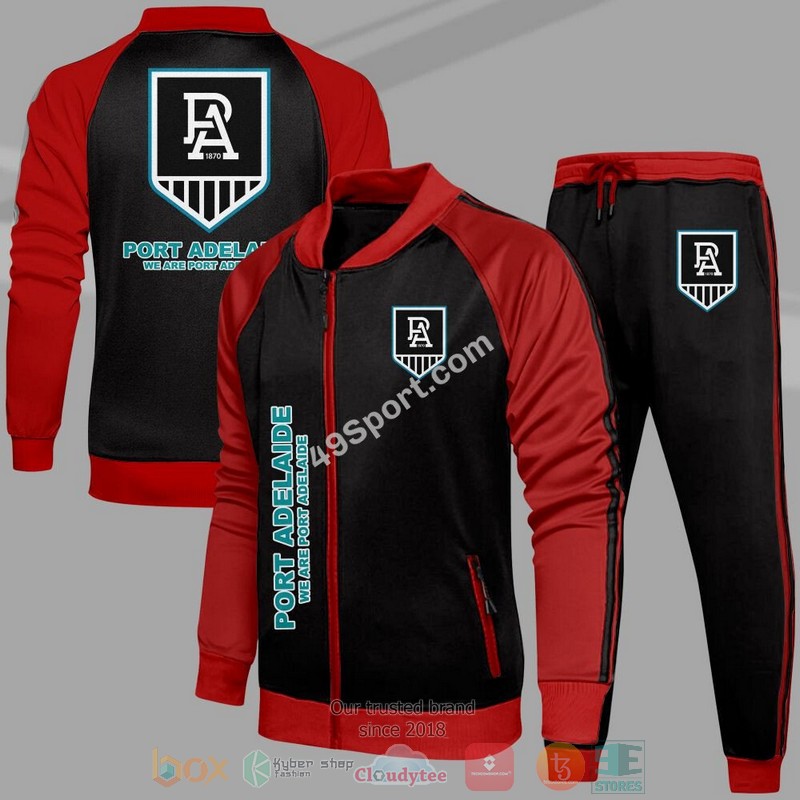 NEW Port Adelaide Power Tracksuits Jacket and Pant word2