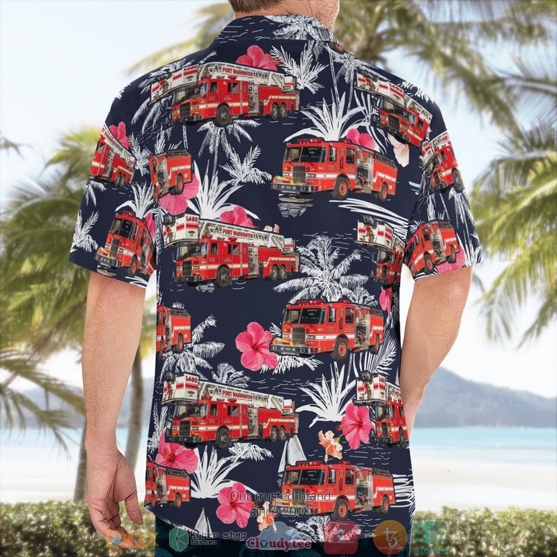 Port Washington WI Fire Department Hawaii 3D Shirt 2 Port Washington WI Fire Department Hawaii 3D Shirt word2