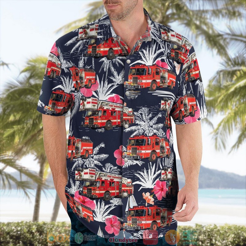 Port Washington WI Fire Department Hawaii 3D Shirt 4 Port Washington WI Fire Department Hawaii 3D Shirt word2