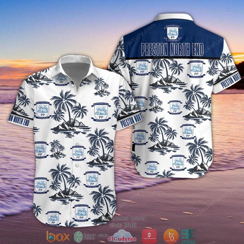 Preston North End F.C Hawaiian Shirt, Beach Short word3