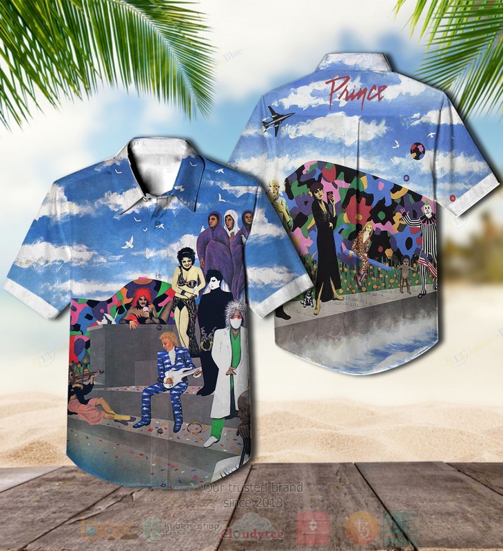 BEST Prince Around the World in a Day Album Aloha Hawaiian Shirt