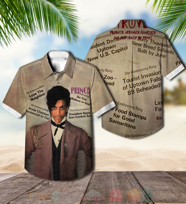 BEST Prince Controversy Album Aloha Hawaiian Shirt