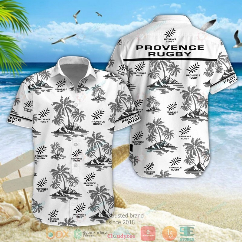 Provence Rugby Hawaiian shirt, short word3