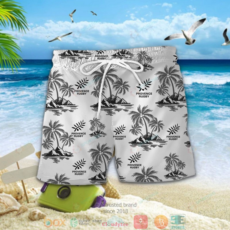 Provence Rugby Hawaiian shirt, short 2 Provence Rugby Hawaiian shirt, short word3
