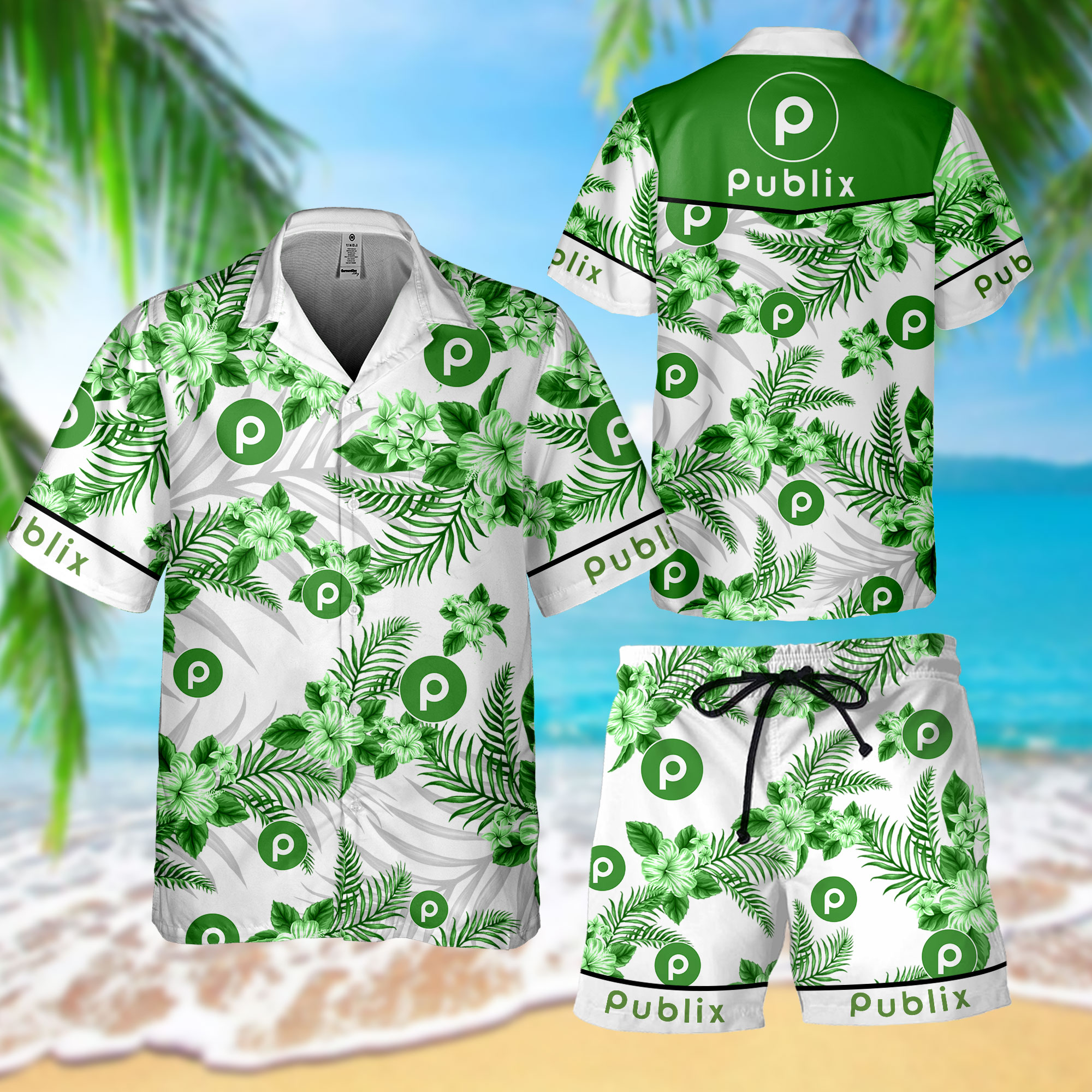 Publix Hawaiian Shirt, Short 1 Publix Hawaiian Shirt, Short word2