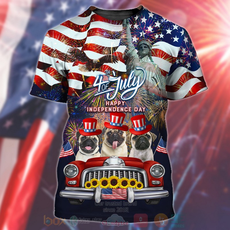BEST Pug American 4th of July Happy Independence Day 3D Printing Shirt, Hoodie 7 BEST Pug American 4th of July Happy Independence Day 3D Printing Shirt, Hoodie word1