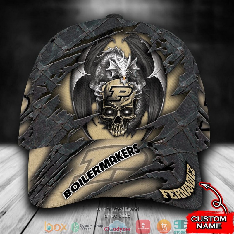 Purdue Boilermakers Dragon NCAA1 Custom Name Cap word1