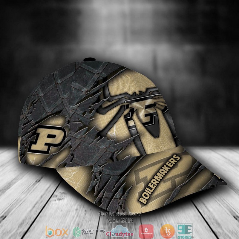 Purdue Boilermakers Spiderman NCAA1 Custom Name Cap 2 Purdue Boilermakers Spiderman NCAA1 Custom Name Cap word1