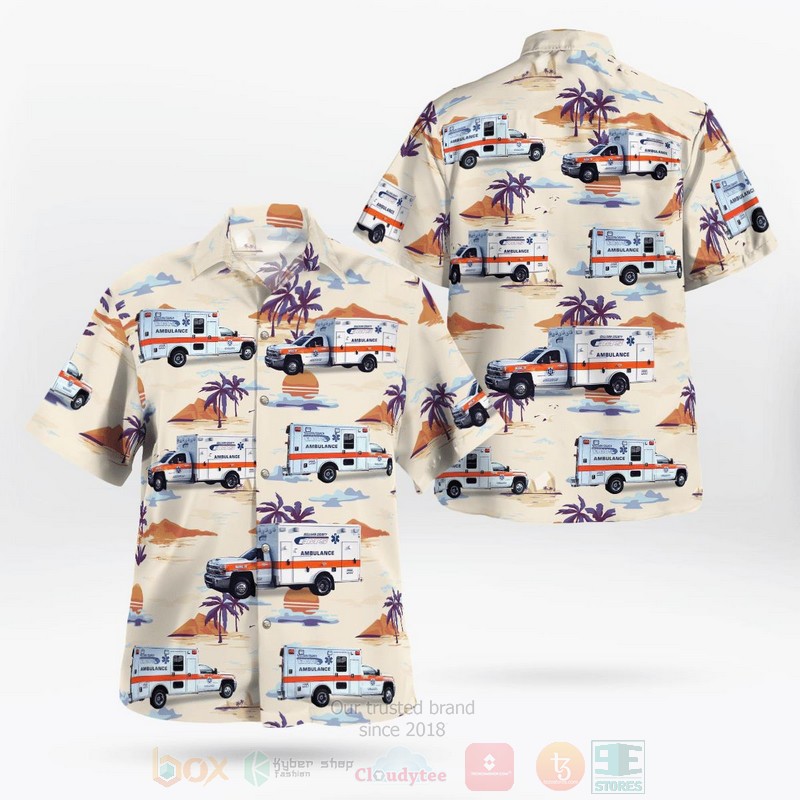 BEST Sullivan County EMS, Blountville, Tennessee 3D Aloha Shirt word2