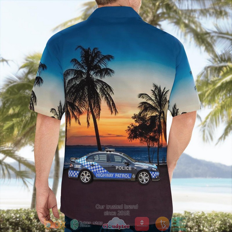Queensland Police Service Traffic Branch Falcon XR6 Turbo Highway Patrol Hawaii 3D Shirt 2 Queensland Police Service Traffic Branch Falcon XR6 Turbo Highway Patrol Hawaii 3D Shirt word3