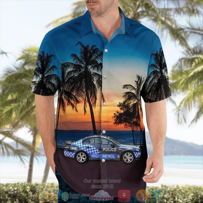 Queensland Police Service Traffic Branch Falcon XR6 Turbo Highway Patrol Hawaii 3D Shirt 4 Queensland Police Service Traffic Branch Falcon XR6 Turbo Highway Patrol Hawaii 3D Shirt word3