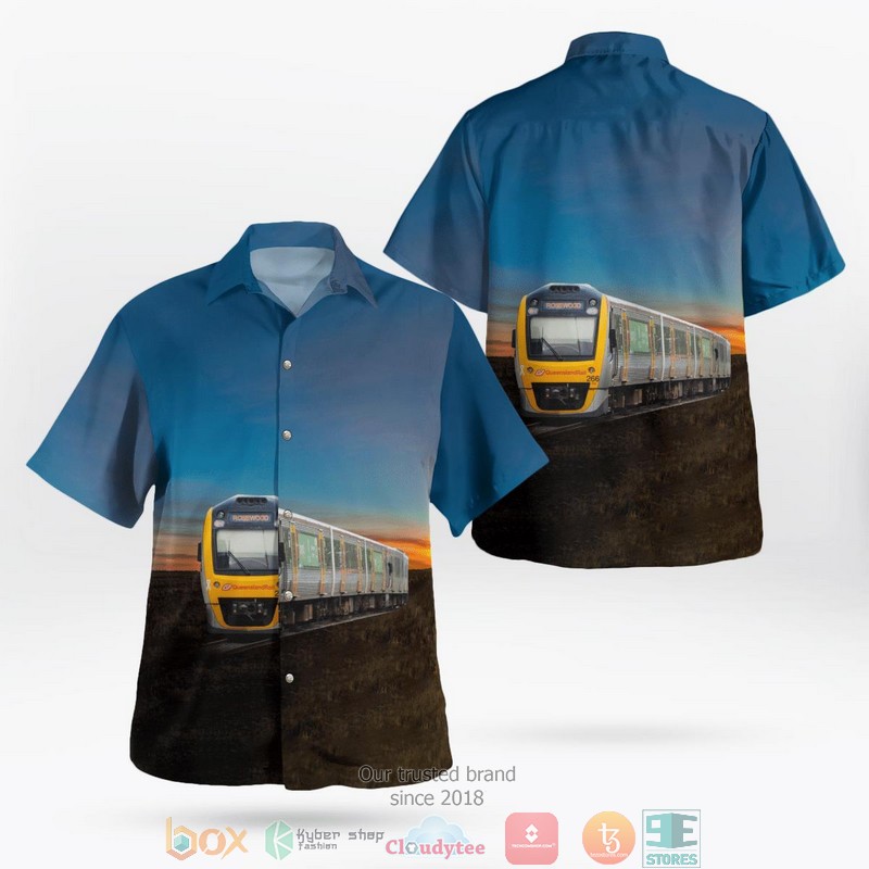 Queensland Rail QR Suburban Multiple Unit SMU260 Hawaii 3D Shirt 8 Queensland Rail QR Suburban Multiple Unit SMU260 Hawaii 3D Shirt word2