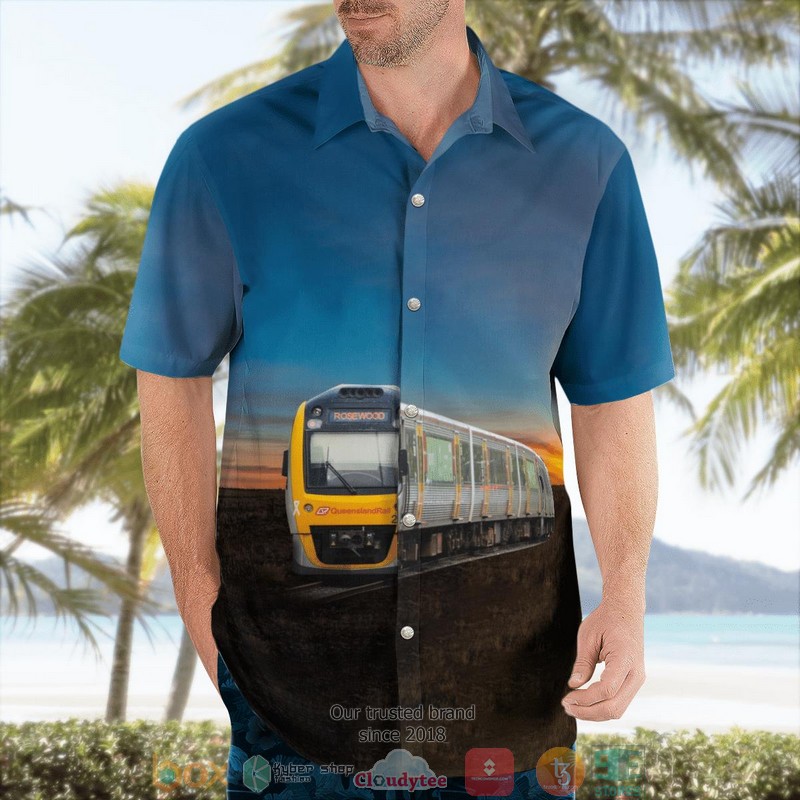 Queensland Rail QR Suburban Multiple Unit SMU260 Hawaii 3D Shirt 3 Queensland Rail QR Suburban Multiple Unit SMU260 Hawaii 3D Shirt word1