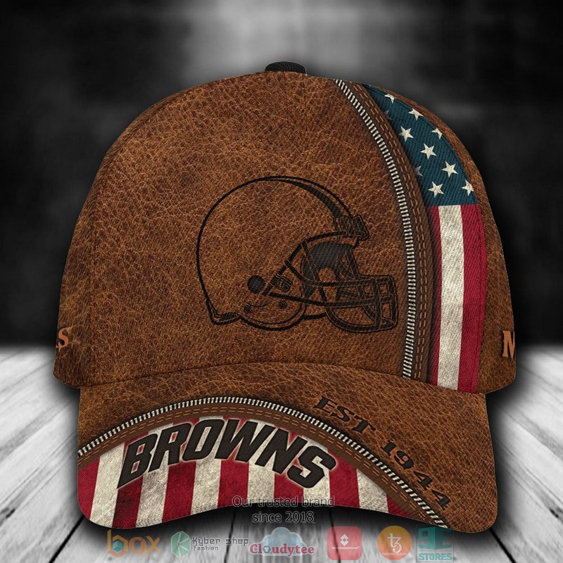Cleveland Browns Luxury NFL Custom Name Cap 2 Cleveland Browns Luxury NFL Custom Name Cap word2