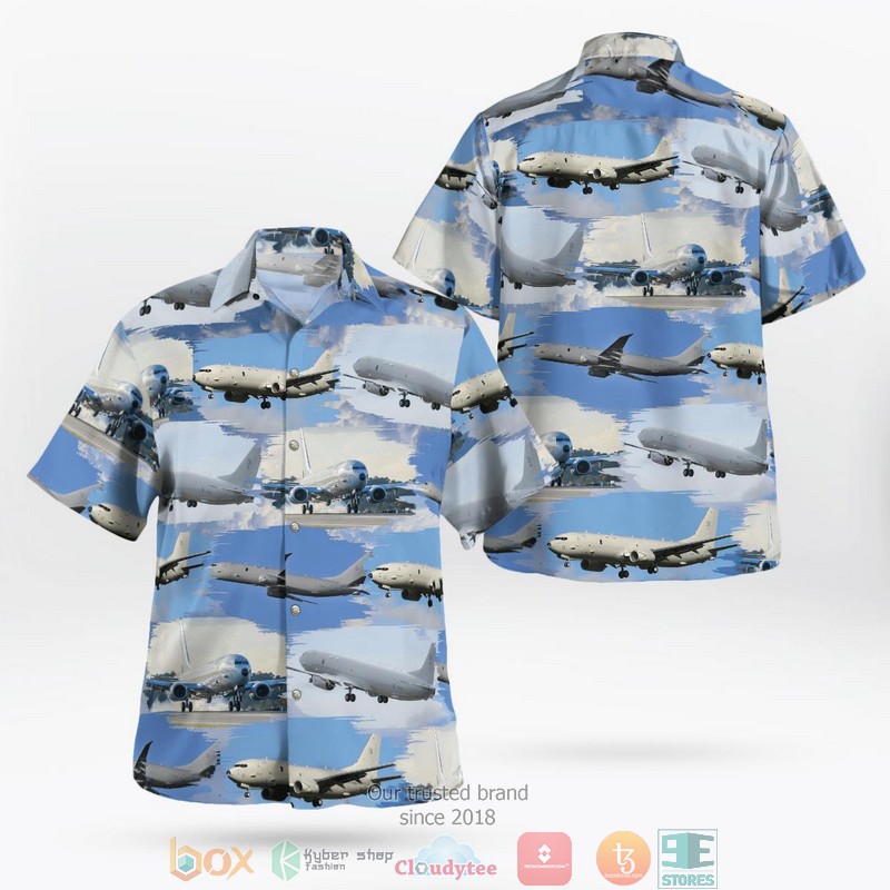 RAF Boeing P-8A Poseidon-MRA1 Hawaiian Shirt 1 RAF Boeing P-8A Poseidon-MRA1 Hawaiian Shirt word2