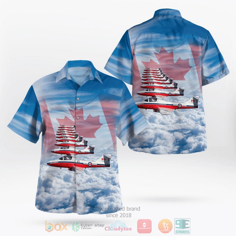 BEST RCAF Canadair CT-114 Tutor Happy Canada Day Hawaii Shirt word3