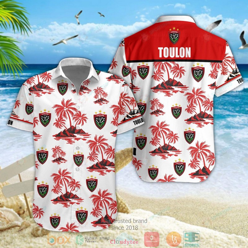 RC Toulonnais Hawaiian shirt, short word3