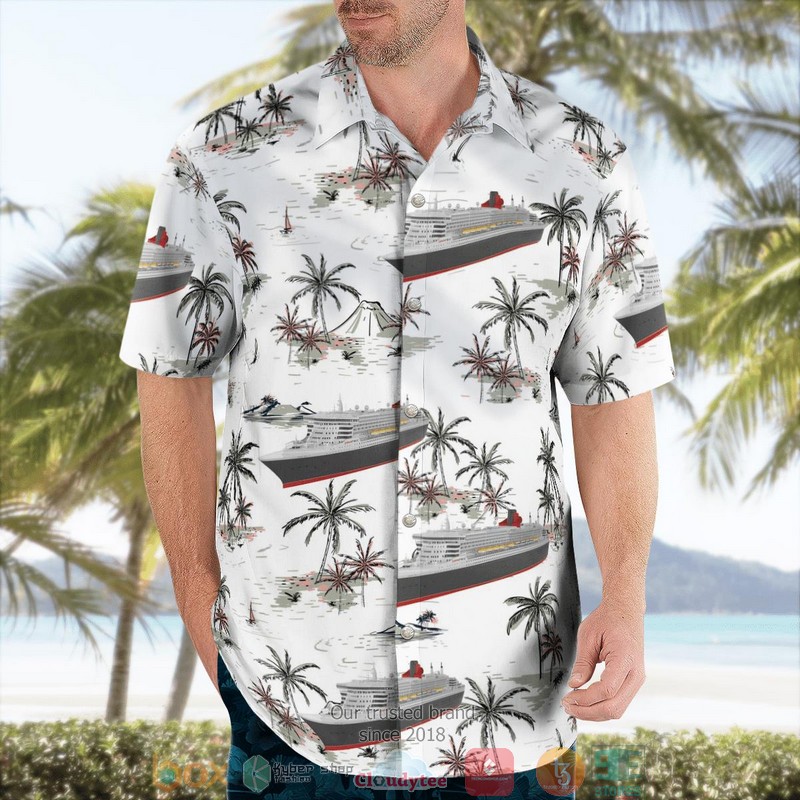 RMS Queen Mary 2 Coconut Aloha Shirt 3 RMS Queen Mary 2 Coconut Aloha Shirt word3