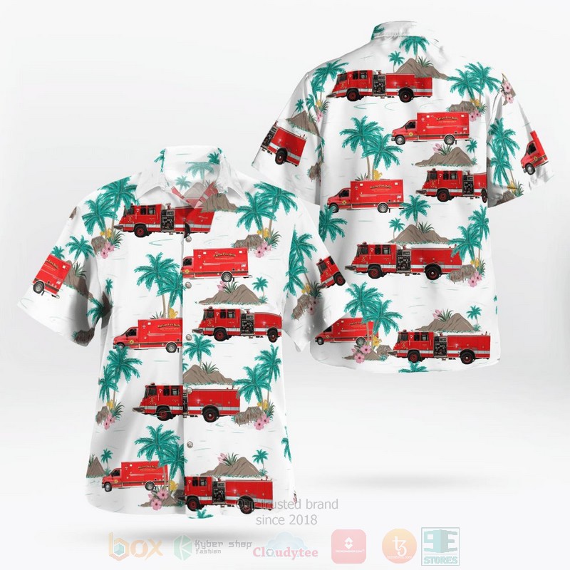 BEST Racine Fire Bell Club, Racine, Wisconsin 3D Aloha Shirt word2