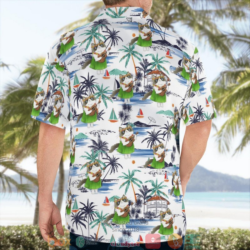 Ragdoll Cat Hawaii 3D Shirt 2 Ragdoll Cat Hawaii 3D Shirt word3