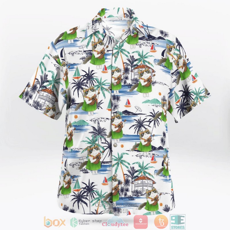 Ragdoll Cat Hawaii 3D Shirt 3 Ragdoll Cat Hawaii 3D Shirt word3