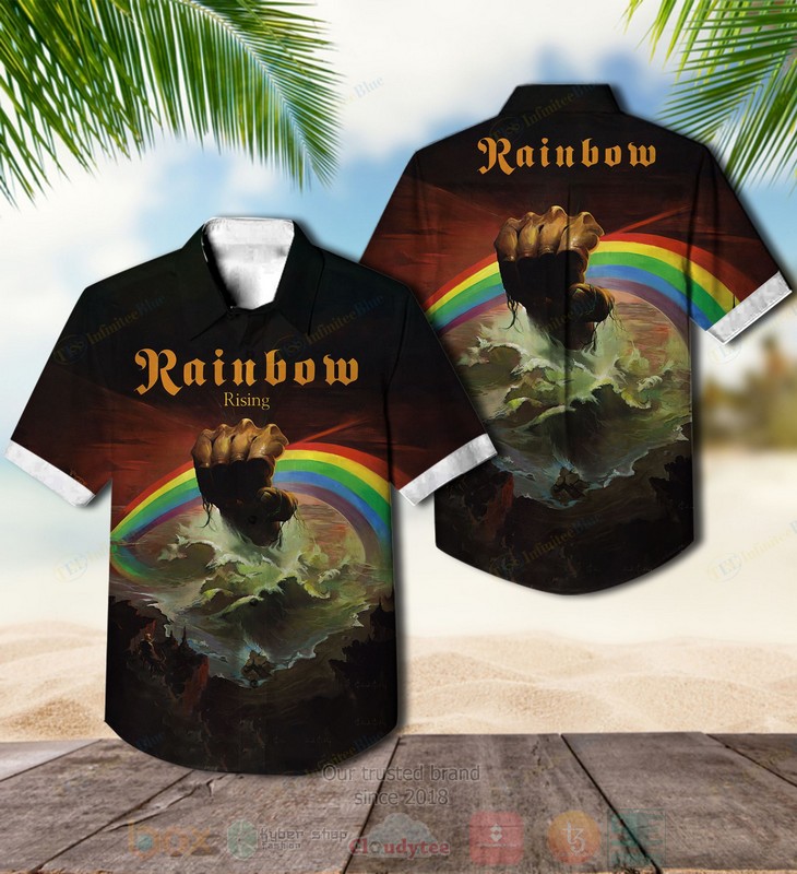 BEST Rainbow Rising Album Aloha Hawaiian Shirt