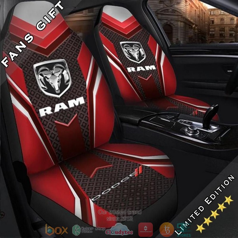 Ram Truck Red Limited Car Seat Covers