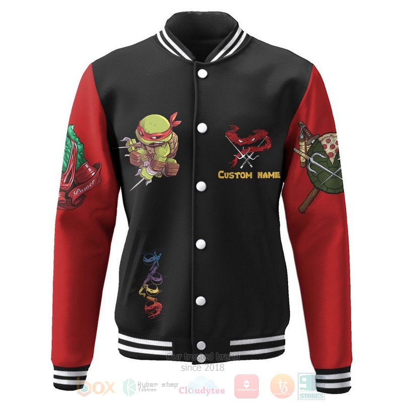 BEST Raphael Raph TMNT Cosplay Red Custom Name Unisex Baseball Jacket 2 BEST Raphael Raph TMNT Cosplay Red Custom Name Unisex Baseball Jacket word1