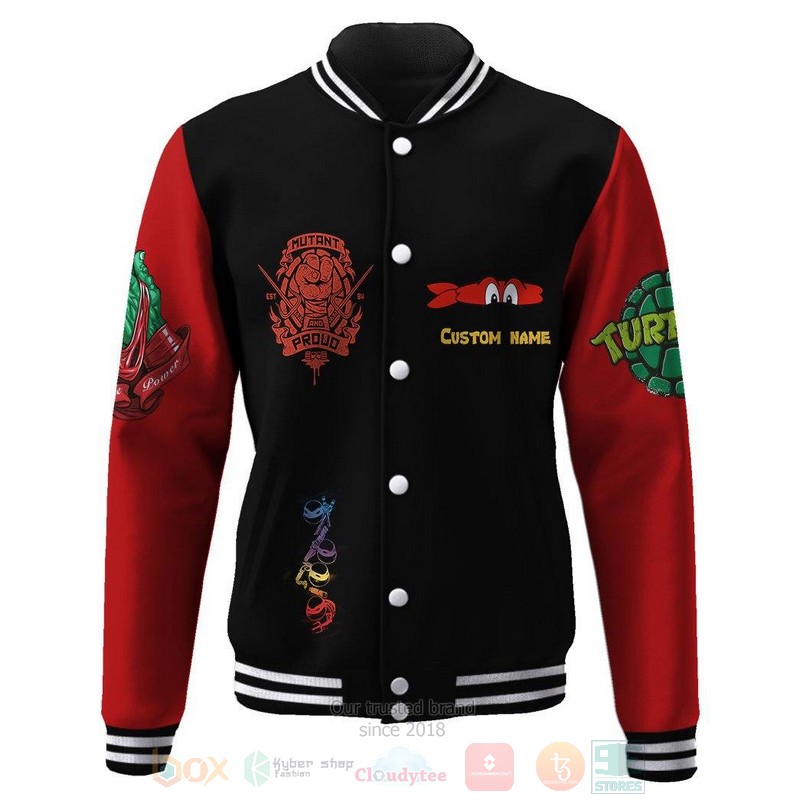 BEST Raphael Raph TMNT Red Cosplay Custom Name Unisex Baseball Jacket 1 BEST Raphael Raph TMNT Red Cosplay Custom Name Unisex Baseball Jacket word1