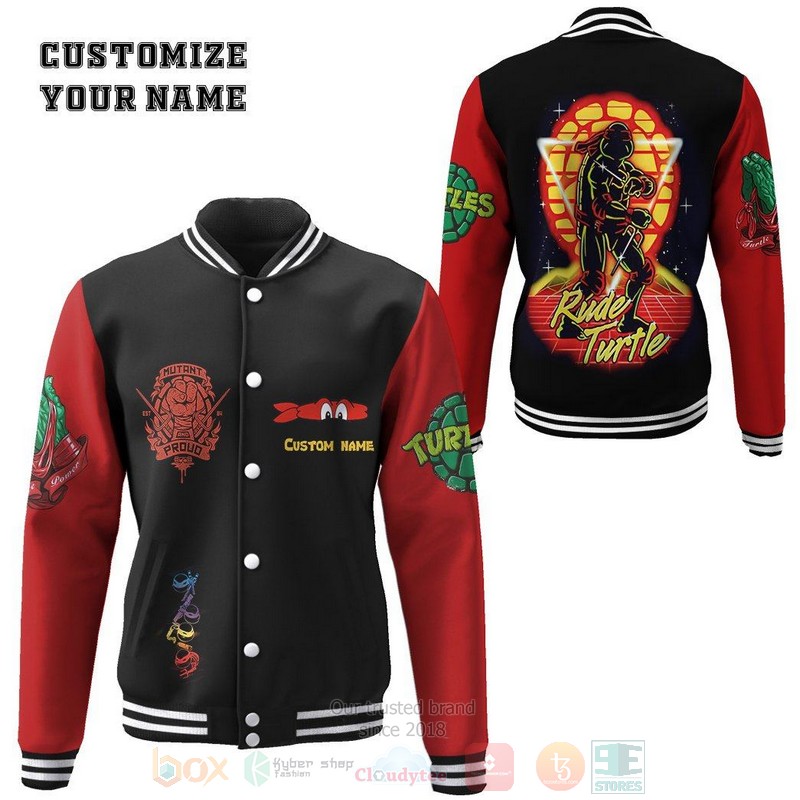 BEST Raphael Raph TMNT Red Cosplay Custom Name Unisex Baseball Jacket 3 BEST Raphael Raph TMNT Red Cosplay Custom Name Unisex Baseball Jacket word1